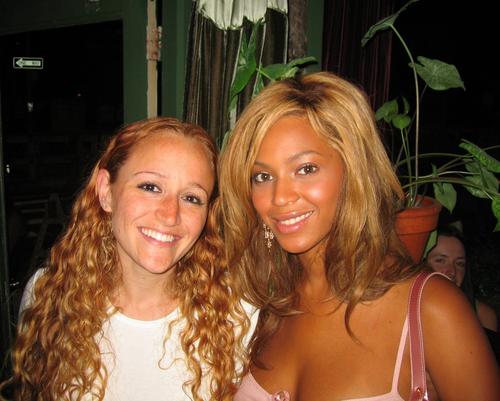 Stephanie Klein with Beyonce